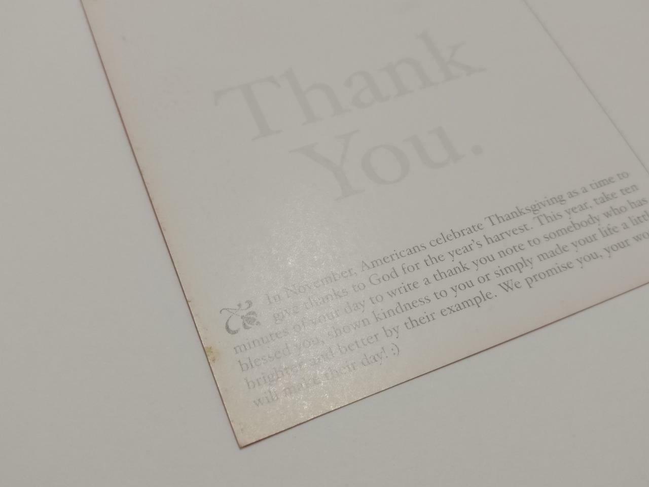 LUCKYPIGEON888 Ralph Waldo Emerson Thanksgiving 2008 Singapore Postcard (E0082)