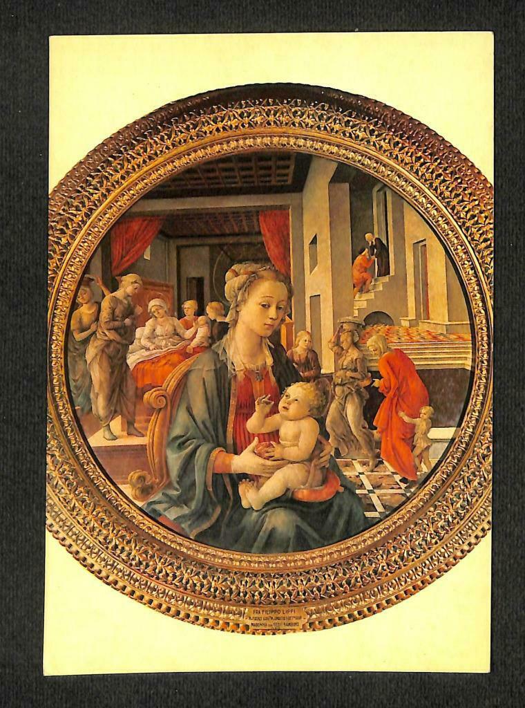 LUCKYPIGEON Mother Baby Son Family Painting Art House Postcard (C1698)