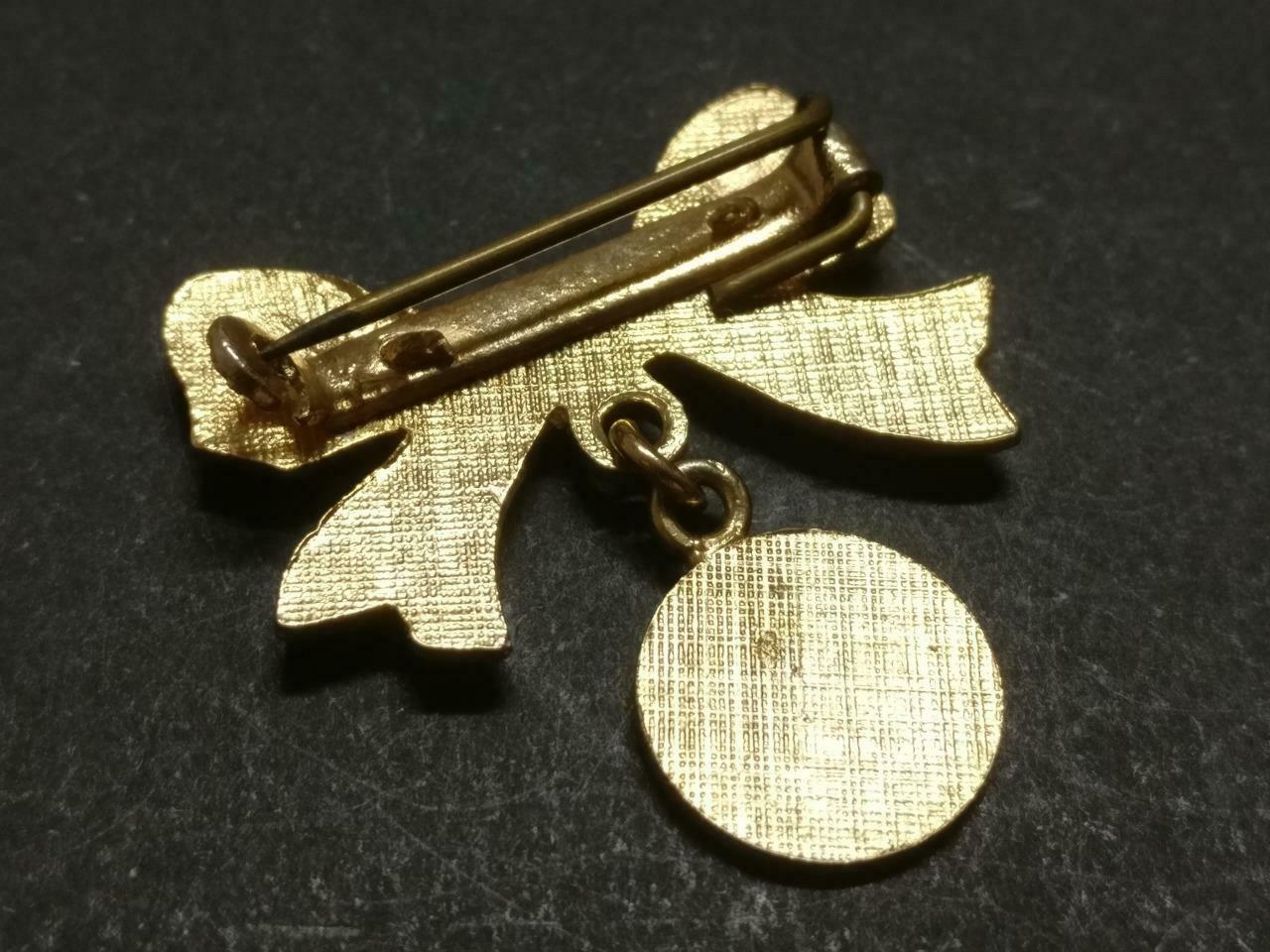 Vintage Rotaract Club Gold Tone 4 x Mini Pin Badge Button F/S B880