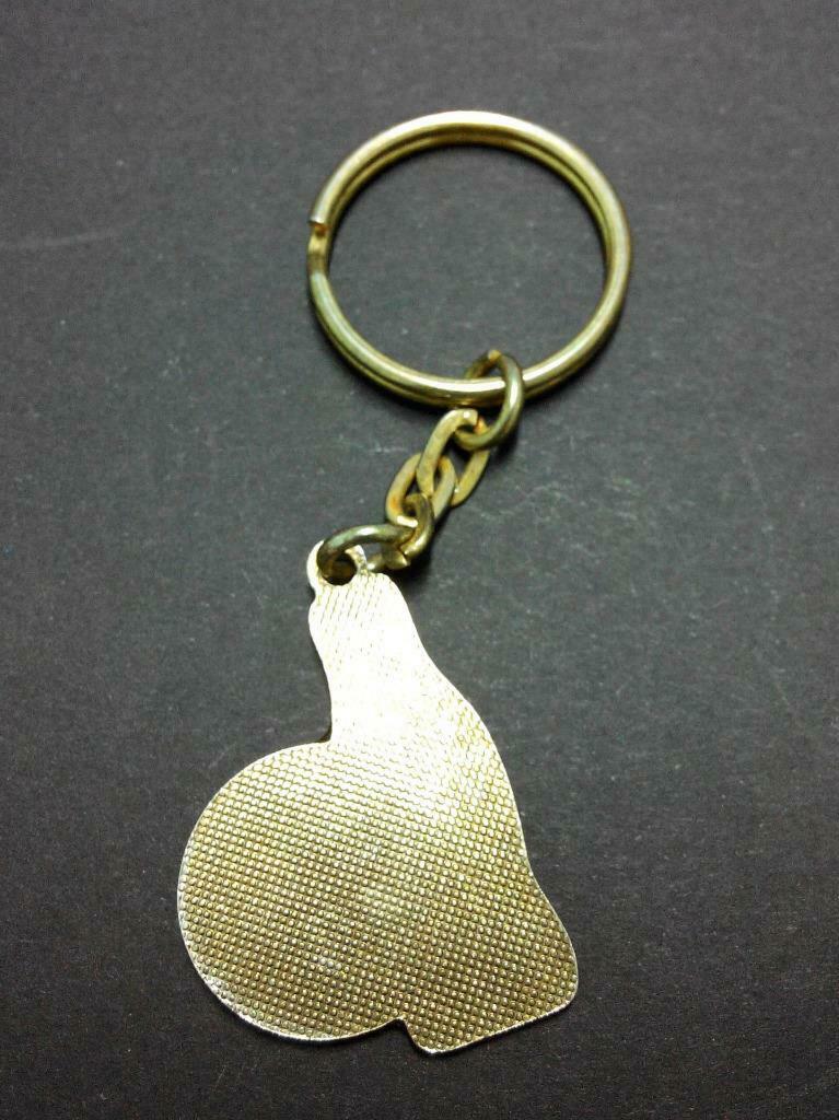 Vintage Coke Coca Cola Bottle and Football Soccer Mini Keychain Keyring F/S B239