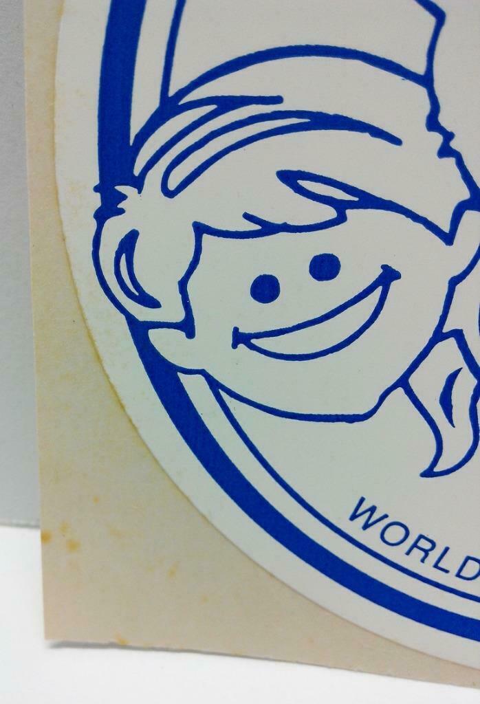 Vintage 80’s Sticker WACA Toys For Tots Airlines Clubs Association F/S  (A783)