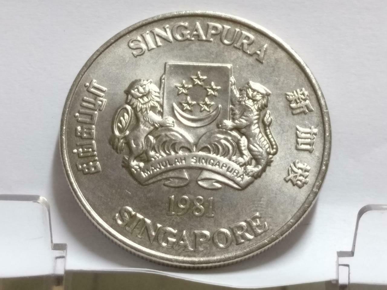 Singapore $10 Rooster 1981 Copper Nickel Coin (C015)