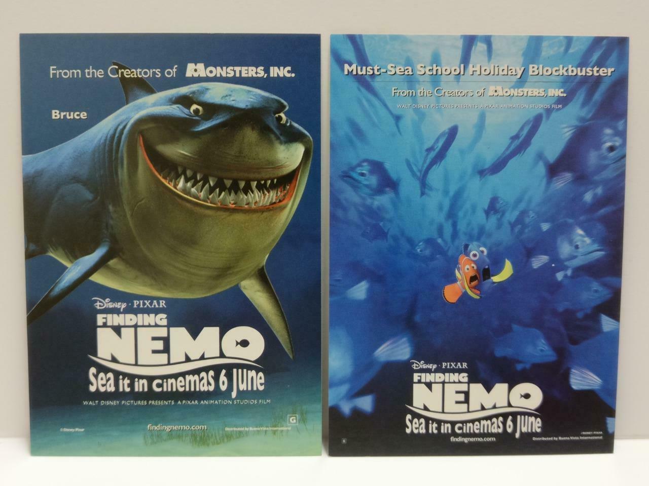 LUCKYPIGEON888 Cartoon Movie Nemo Fish Shark Blue Sea Postcard Lot Of 14 E0456