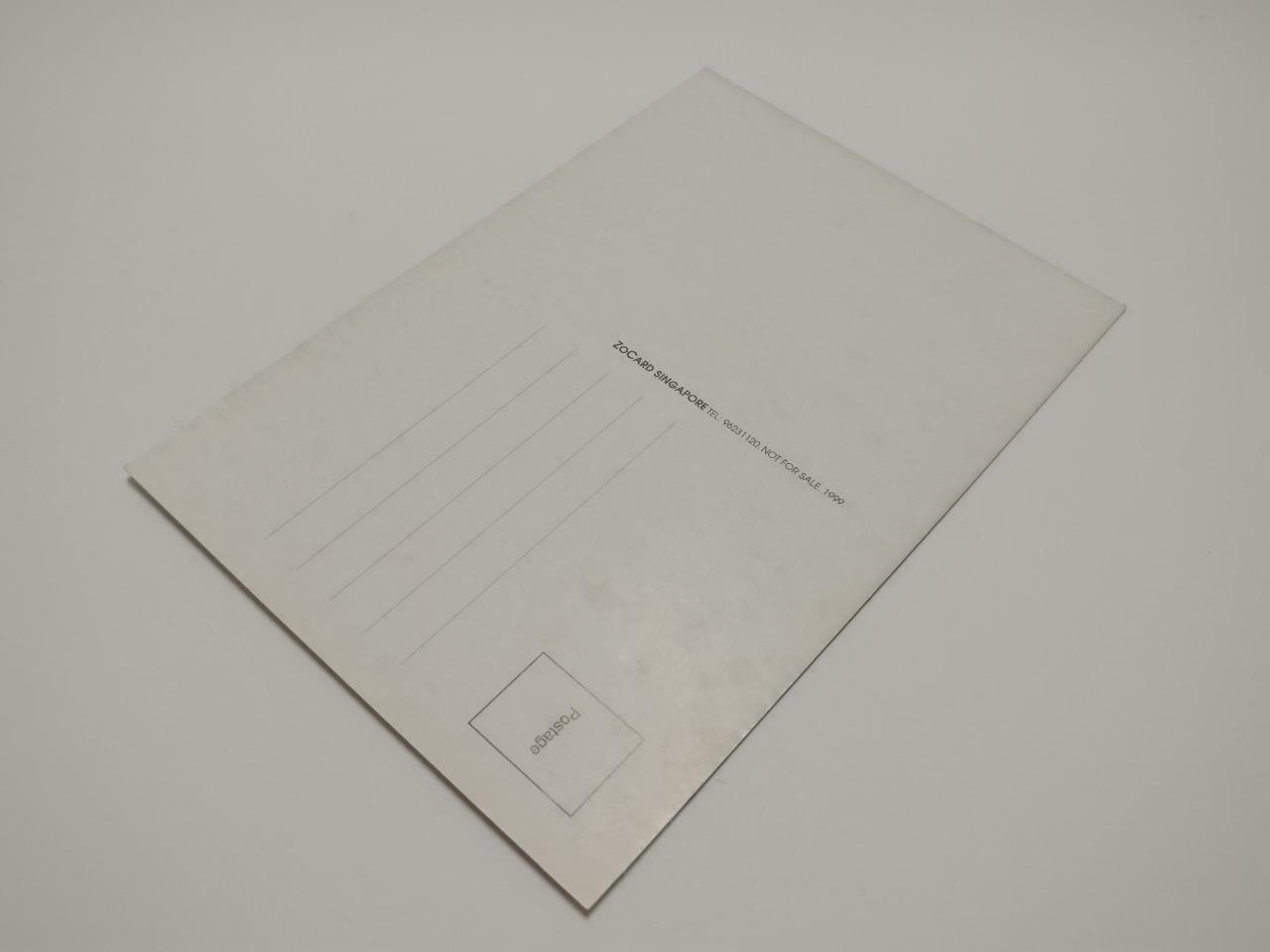 LUCKYPIGEON888 Plasticiens Volants Arts Festival '99 Singapore Postcard (E0110)