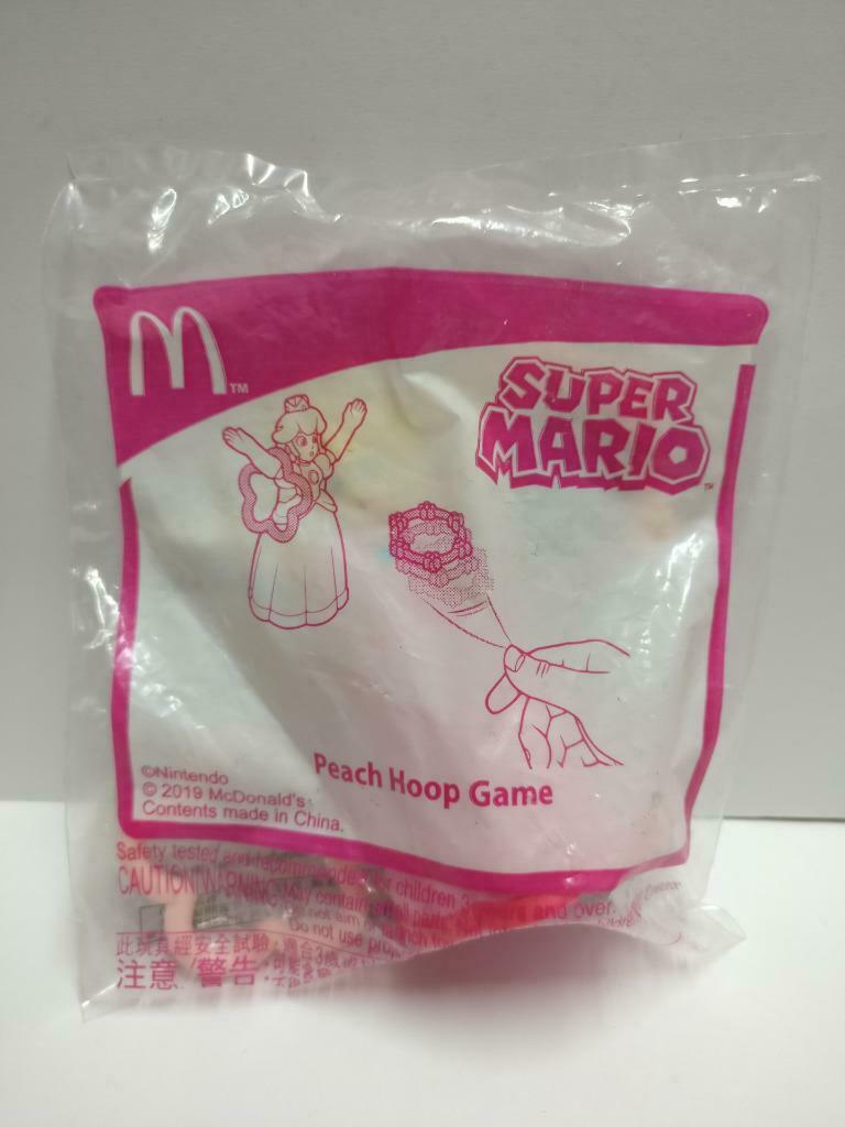 Sealed McDonald's Nintendo Super Mario Peach Hoop 2019 Malaysia Toy F/S PTY173