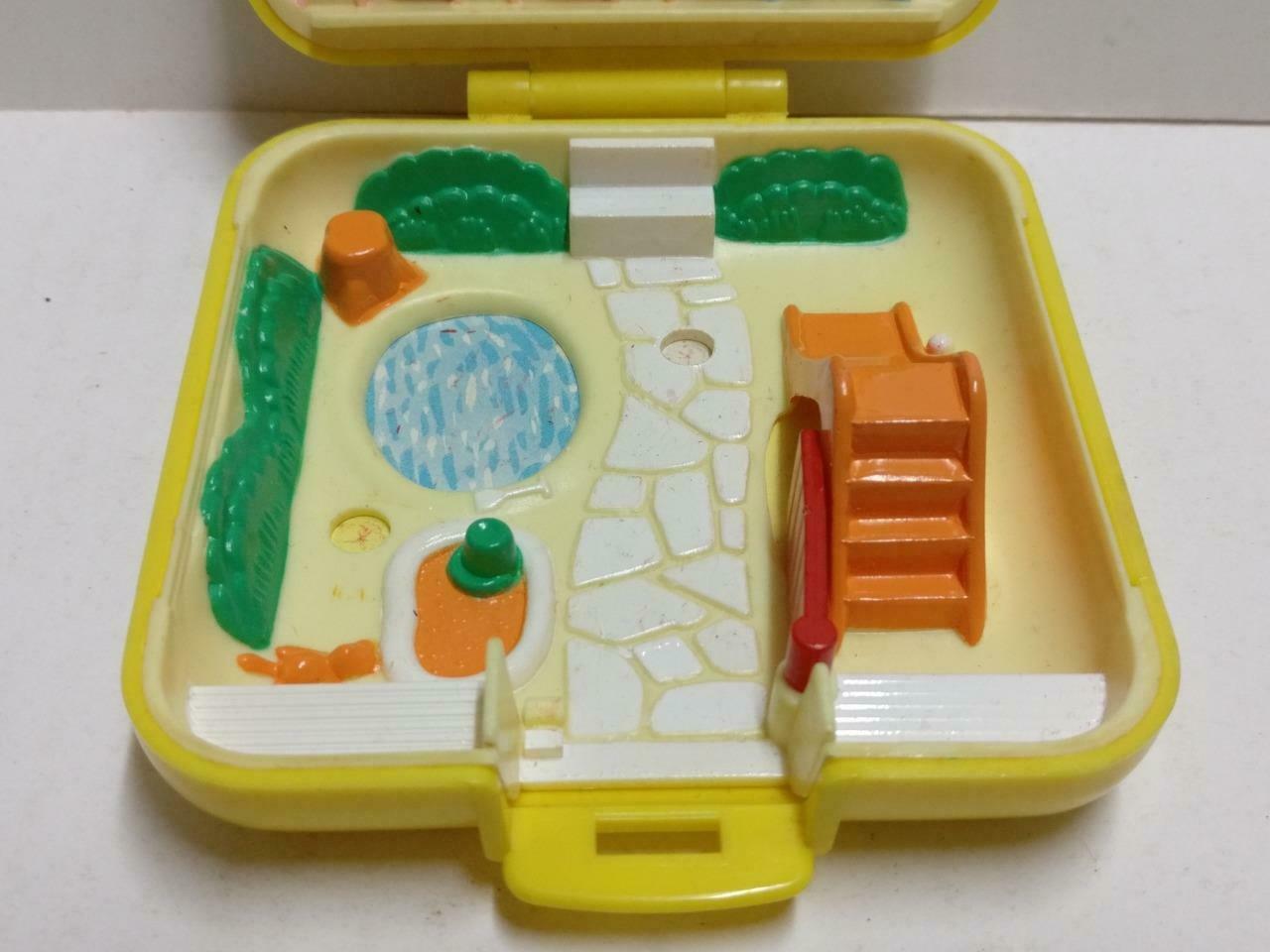 Vintage Polly Pocket 1989 Bluebird Play School Yellow Compact Only (FTY073)