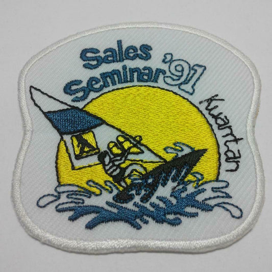 Embroidered Malaysia Kuantan Sales Seminar '91 Sew On Clothes Patch (A953)