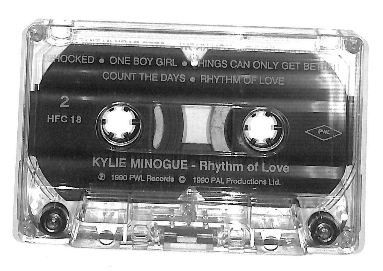 Rare Kylie Minogue Rhythm Of Love 1990 BMG Singapore English Cassette CT881