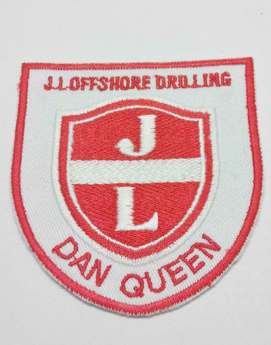 Embroidered J.L Offshore Drilling Sew On Clothes Patch (A962)