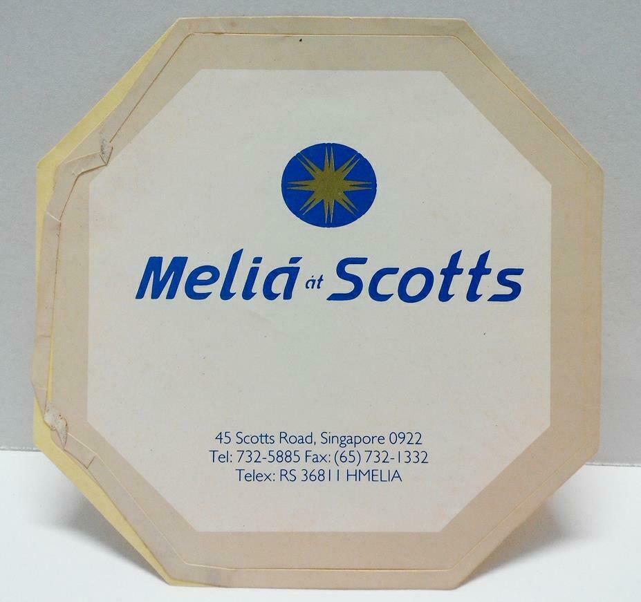 Vintage 80’s Sticker Melia at Scotts F/S (A791)