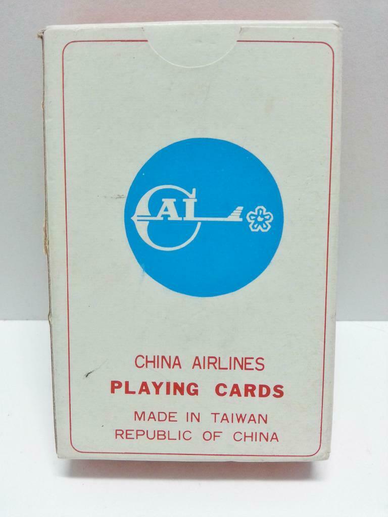 Rare Unsealed China Airlines Playing Cards Souvenir (A1043)