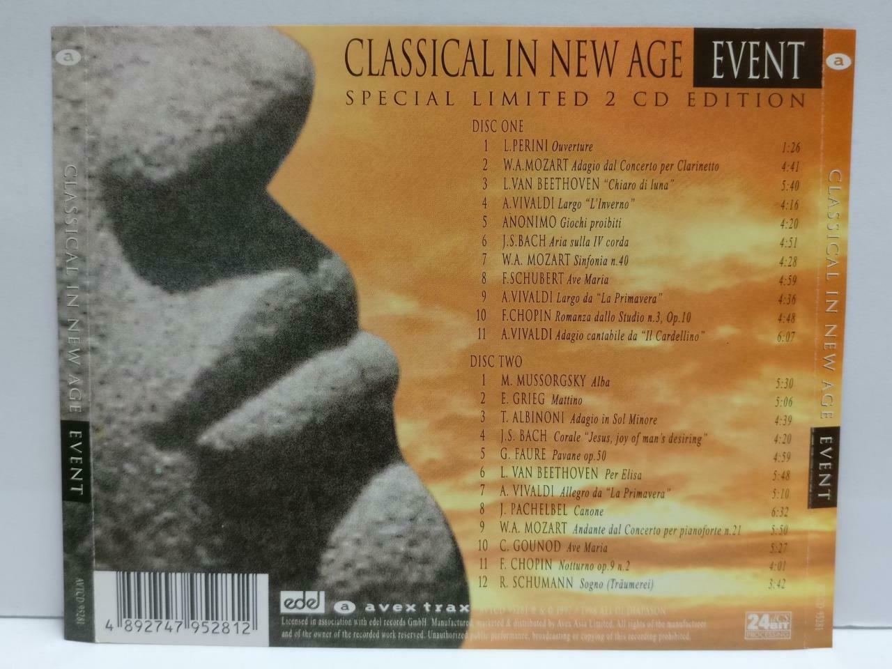 Classical In New Age Various Artist 1998 Mozart Bach Chopin 24Bit 2x CD (CDS337)