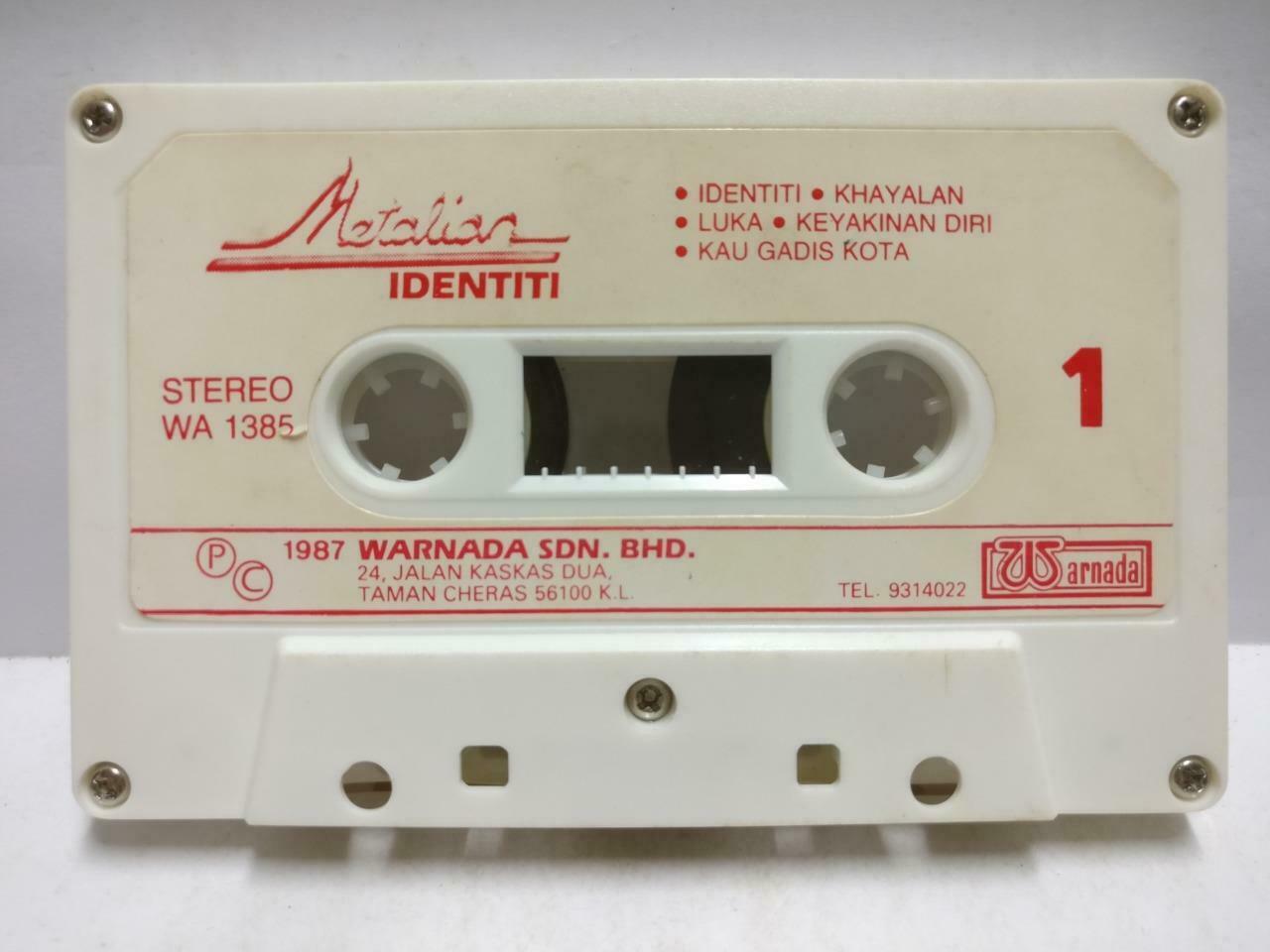 Rare Malaysia Malay Rock Band Identiti Metalian 1987 Singapore Melayu Cassette CT722
