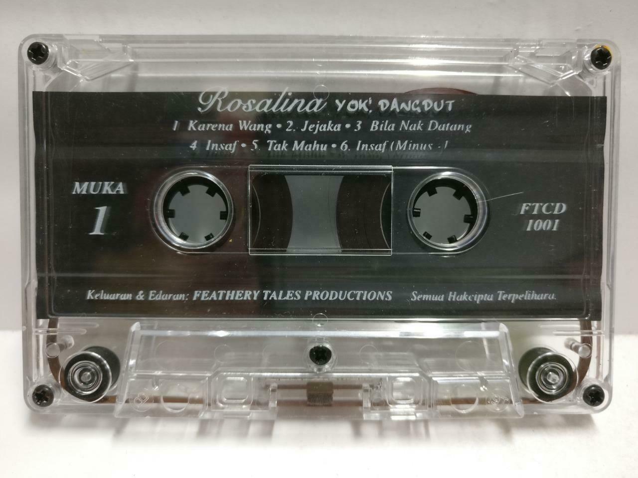 Malay Rosalina Yok ! DangDut Rare Singapore Melayu Cassette CT748