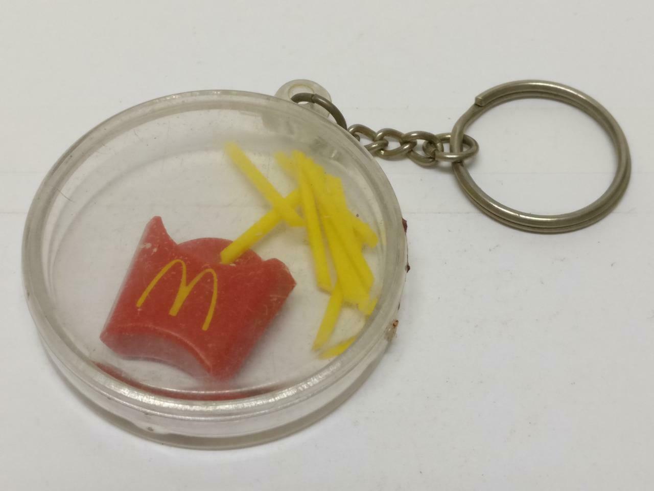 LP888 Vintage Mcdonalds French Fries Accessory Plastic Acrylic Keychain Keyring (B668)