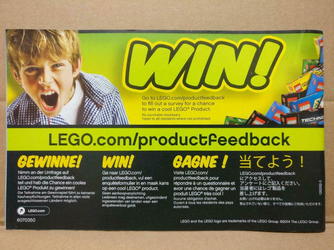 LEGO No. 60057 (2) City Manual Instructions Catalog Booklet (LG025)