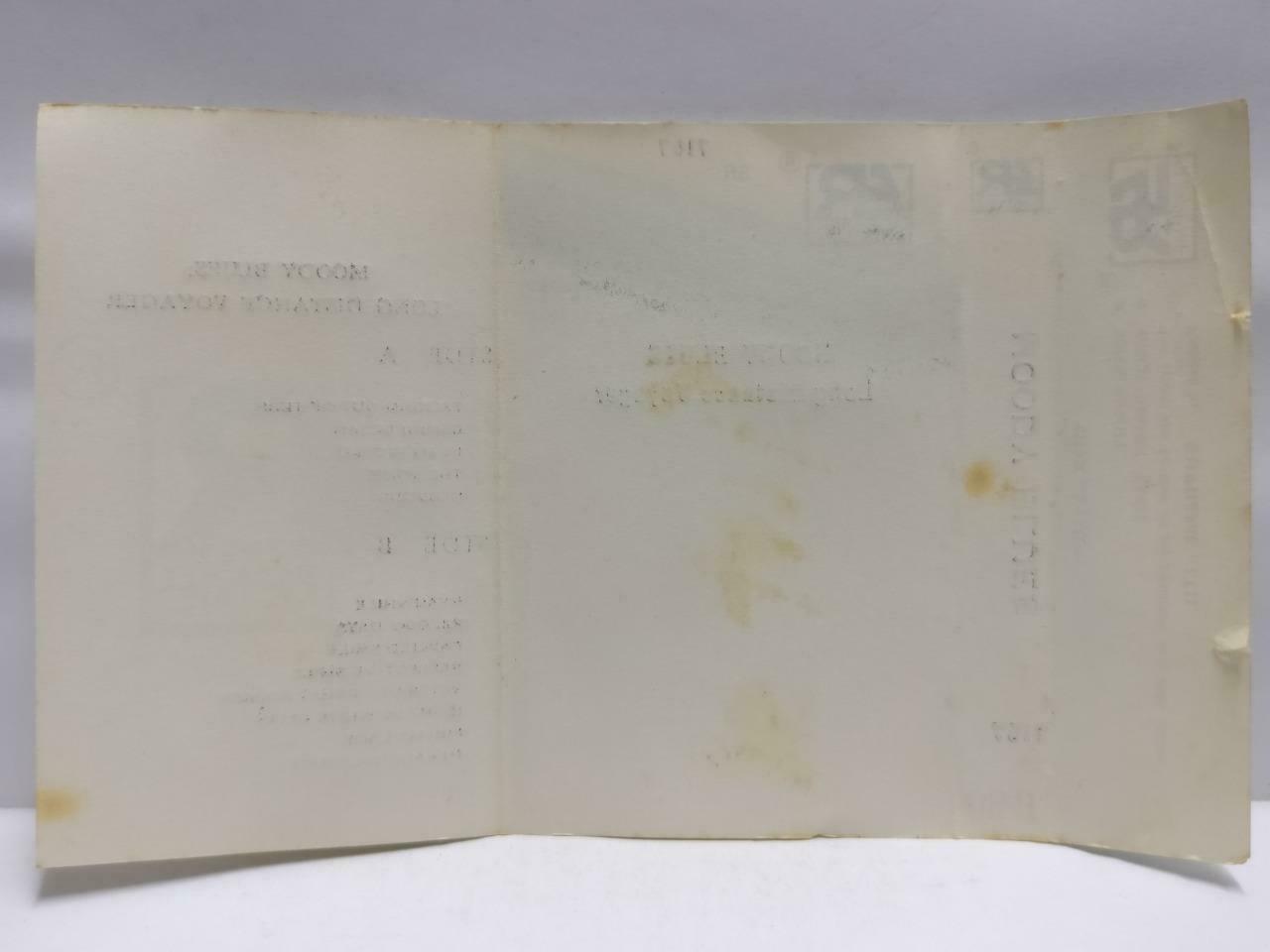 Moody Blues Long Distance Voyager Mega Rare Singapore English Cassette CT517