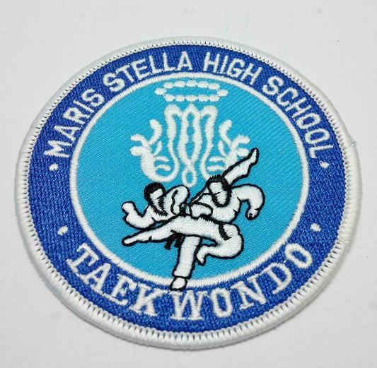 Embroidered Singapore Maris Stella School Taekwondo Sew On Clothes Patch (A1005)