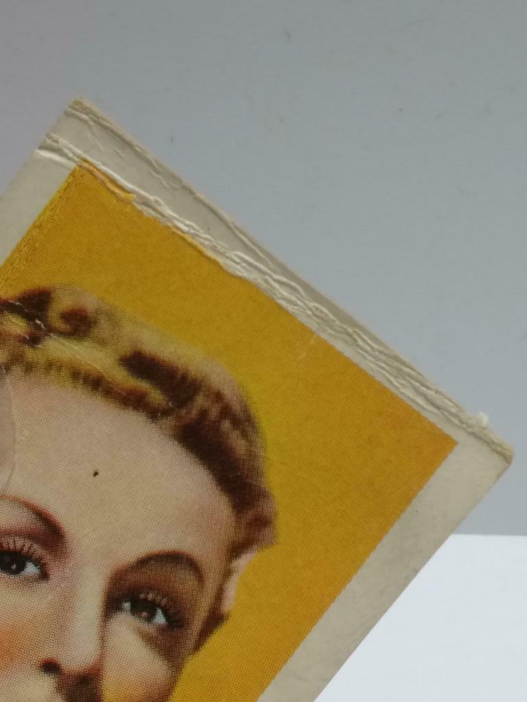 Vintage Actress Danielle Darrieux Colour Mini Photo Trading Card  F/S (A2365)