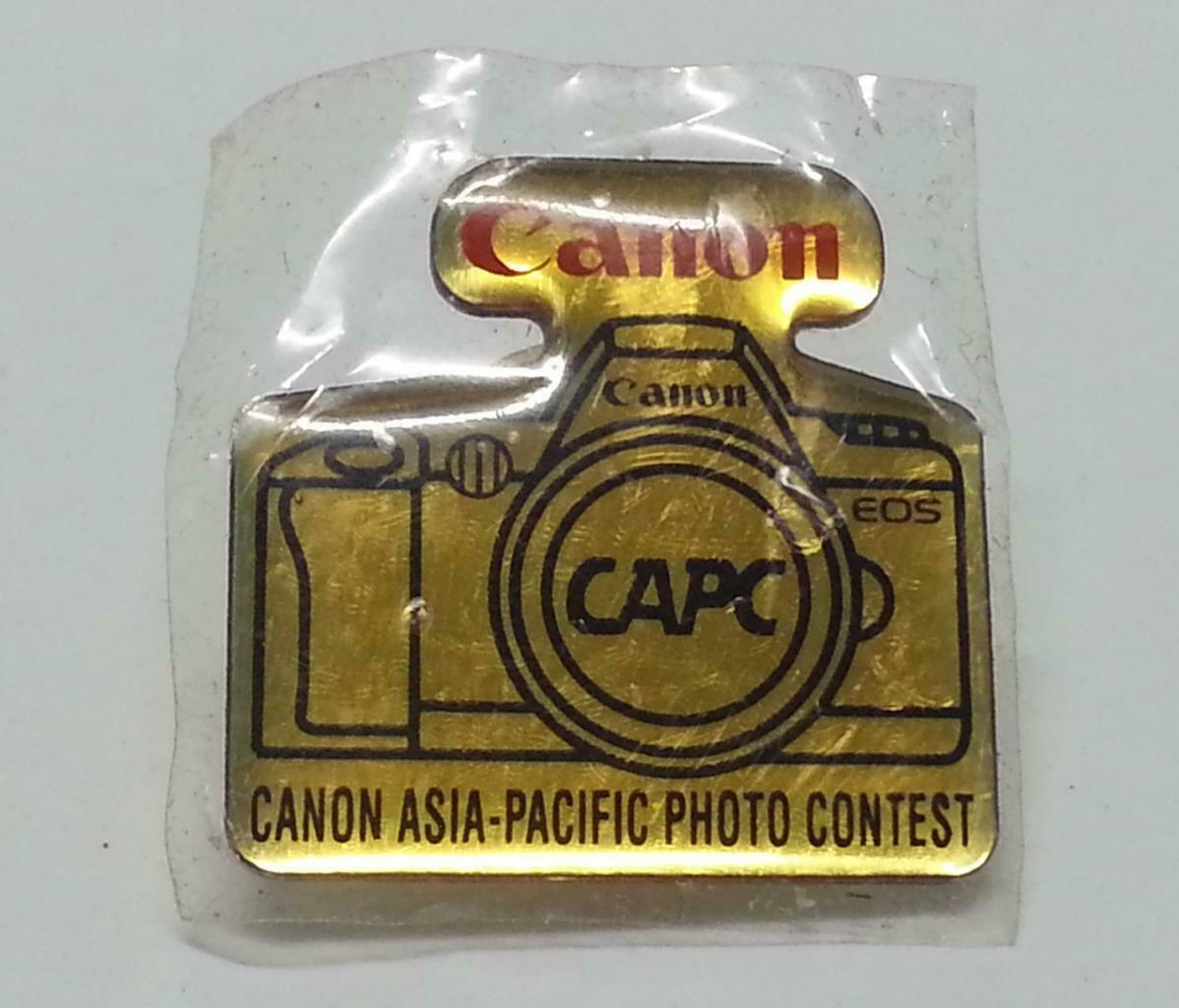 Rare Canon EOS Camera Asia-Pacific Photo Contest Mini Pin Badge Souvenir B423a