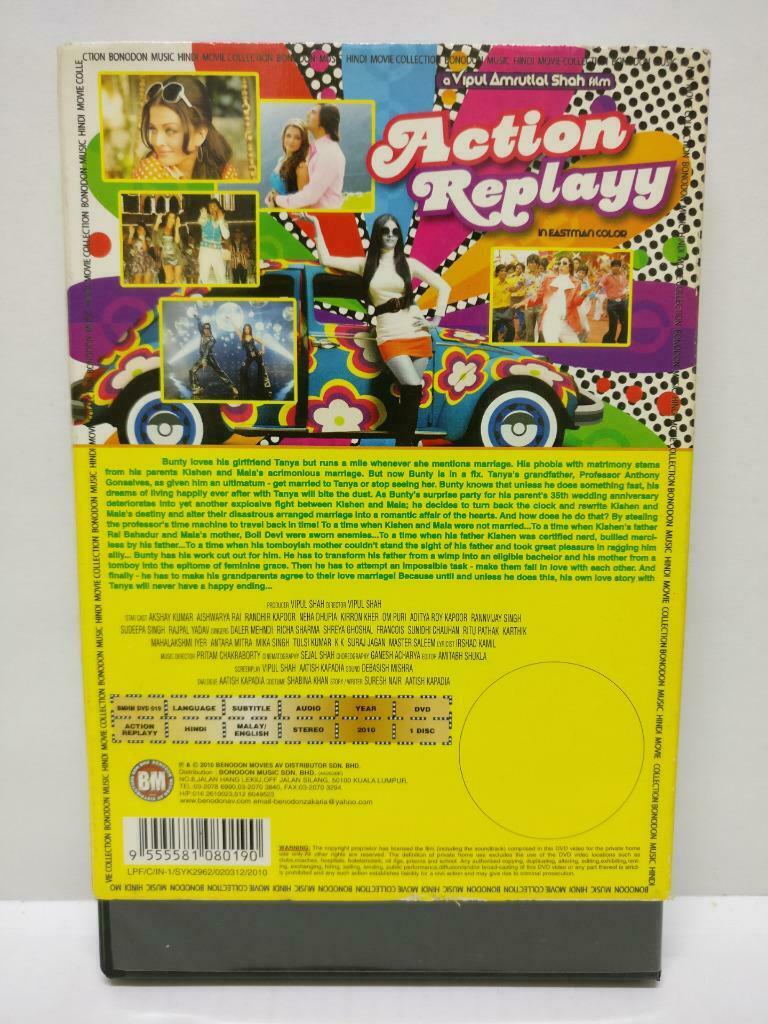 Bollywood Movie Action Replayy Akshay Kumar Malaysia DVD Engltsh Sub (DVD112)