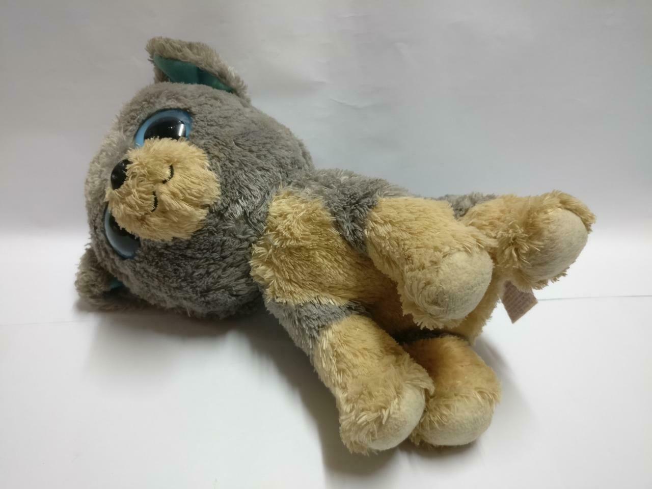 Ty Toys Beanie Boo Cute Grey Dog Scraps Big Eyed 9" Plush Soft Toy F/S (PTY084)