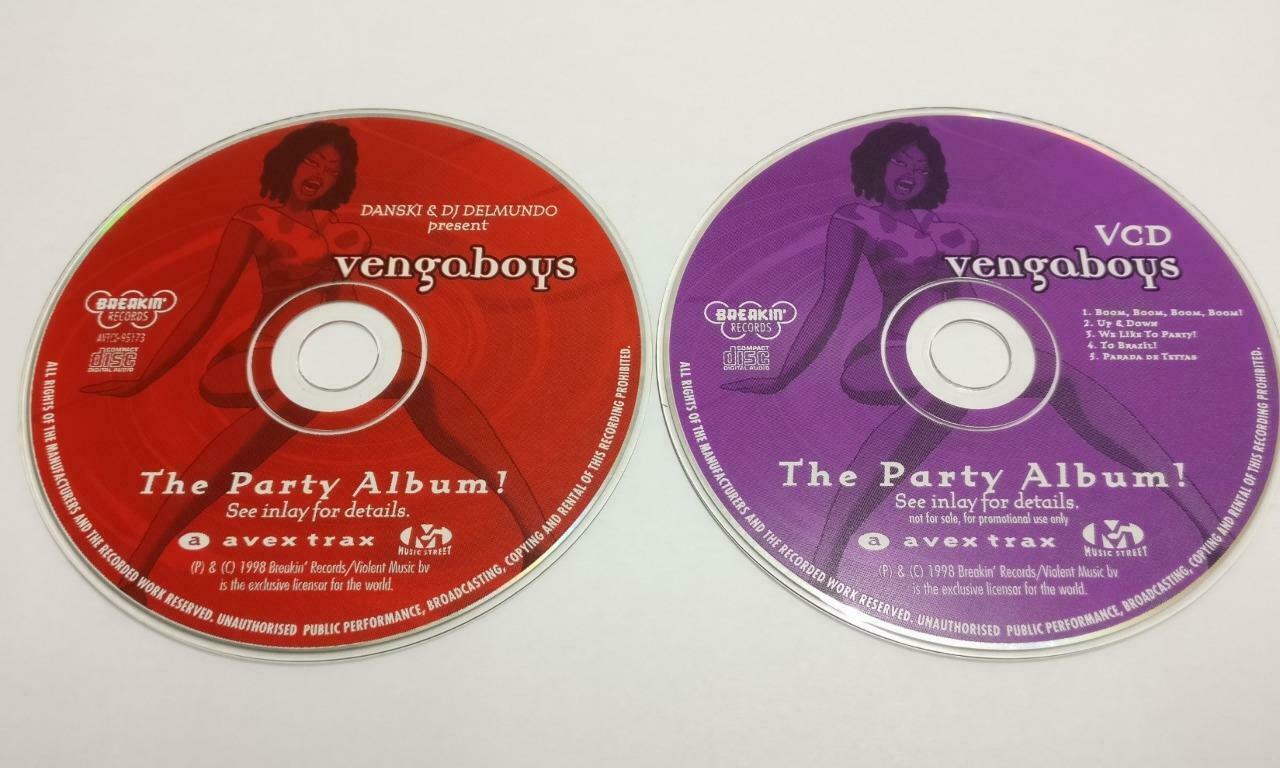 Vengaboys The Party Album Disco Dance Rare Singapore CD + Video VCD (CDS062)