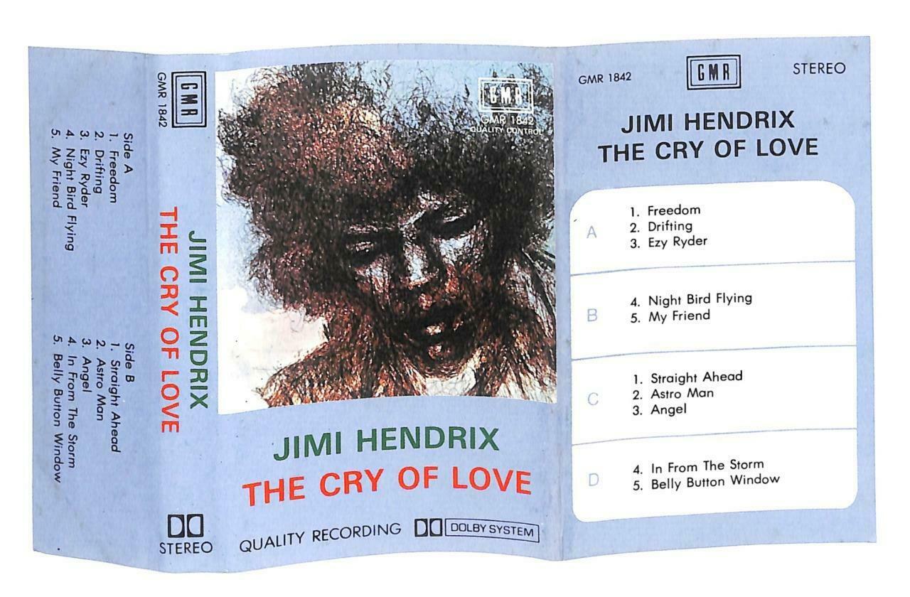 Rare Jimi Hendrix The Cry Of Love Freedom Singapore English Cassette CT896