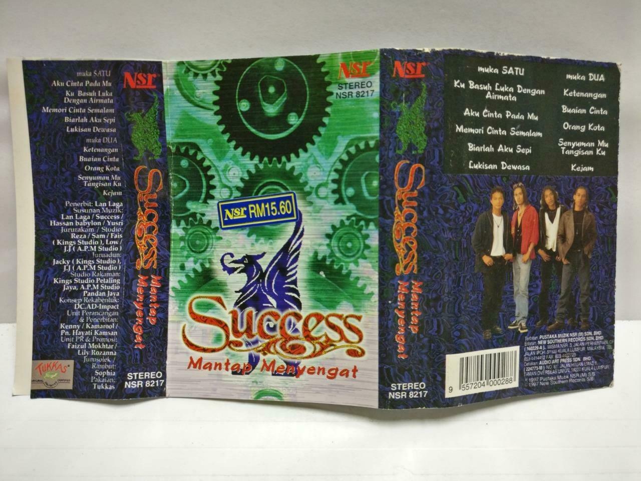 Rare Malay Rock Band Success Mantap Menyengat 1997 Malaysia Melayu Cassette CT749