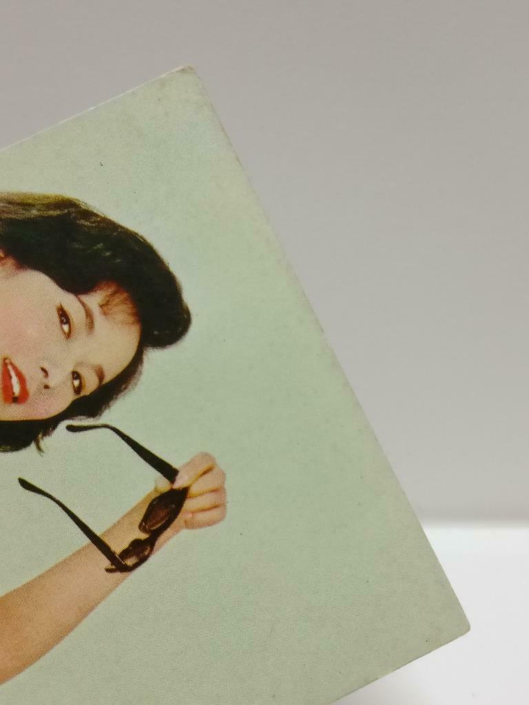 Vintage Hong Kong China Chinese Actress Swimsuit Retro Photo Card F/S (P171)