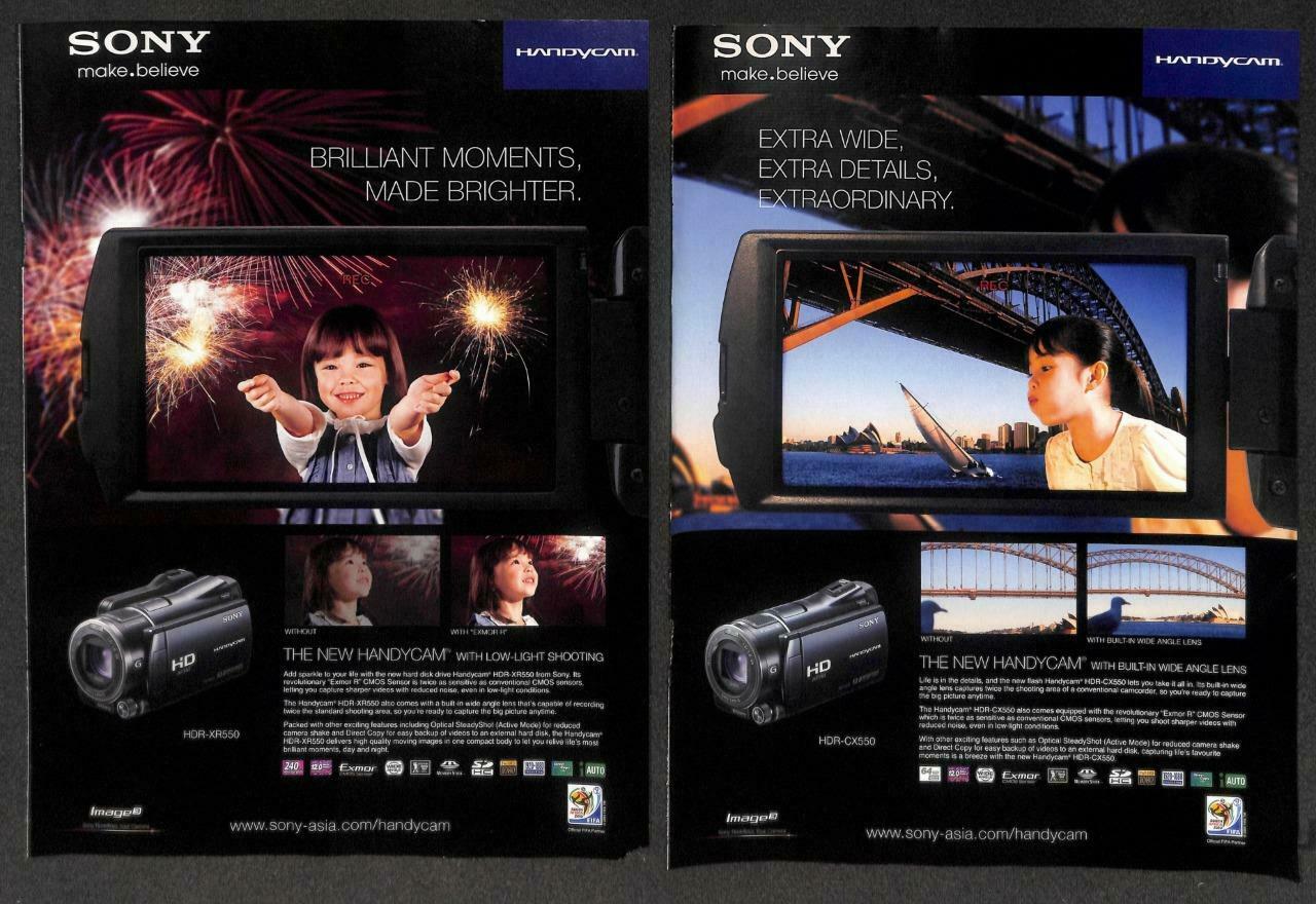 Vintage SONY Camera Sony Ericsson Magazine Advertisement Print Ad x 13 (P898)