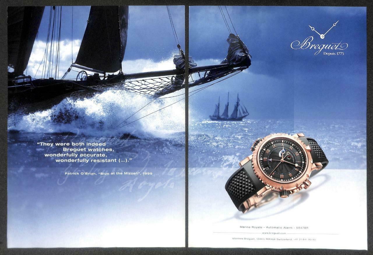 Vintage 2010 Breguet Watch Magazine Advertisement Print Ad x 2 (P981)