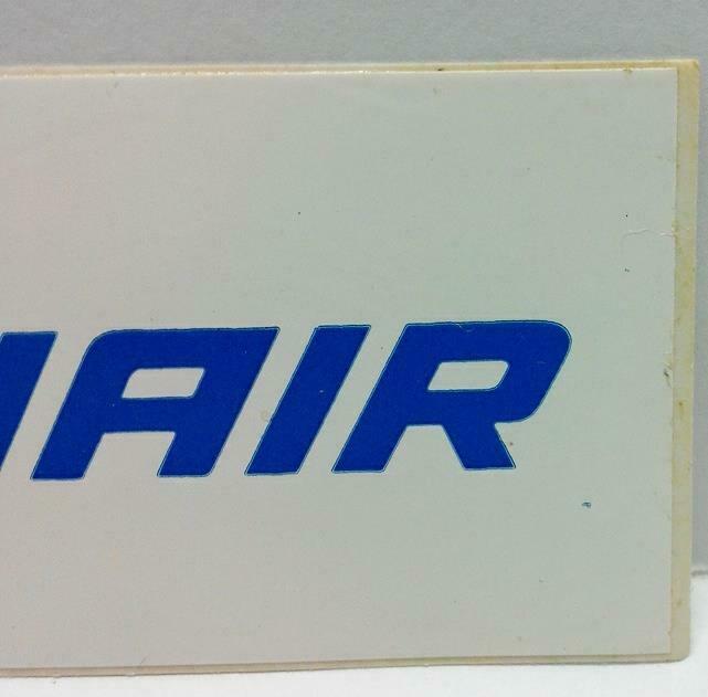 Vintage 80’s Sticker I Love Finnair Airlines F/S (A780)