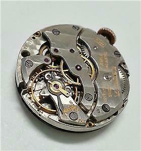 Vintage Jaeger LeCoultre Moonphase Watch Movement & Dial For Parts