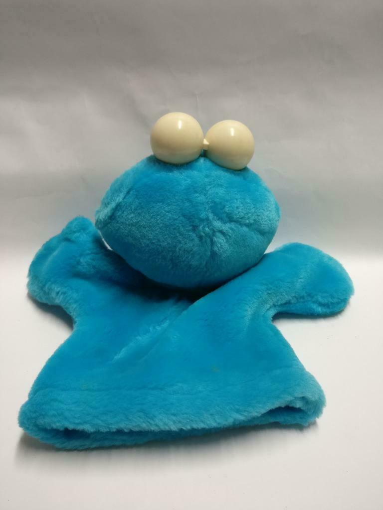 Sesame Street Cookie Monster Hand Puppet 10" 1996 Plush Soft Toy F/S (PTY120)