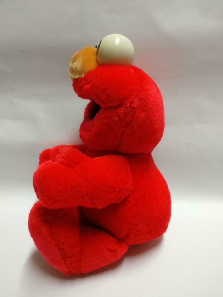 Sesame Street Baby Elmo Muppet Puppet 11" 1992 Plush Soft Toy F/S (PTY121)