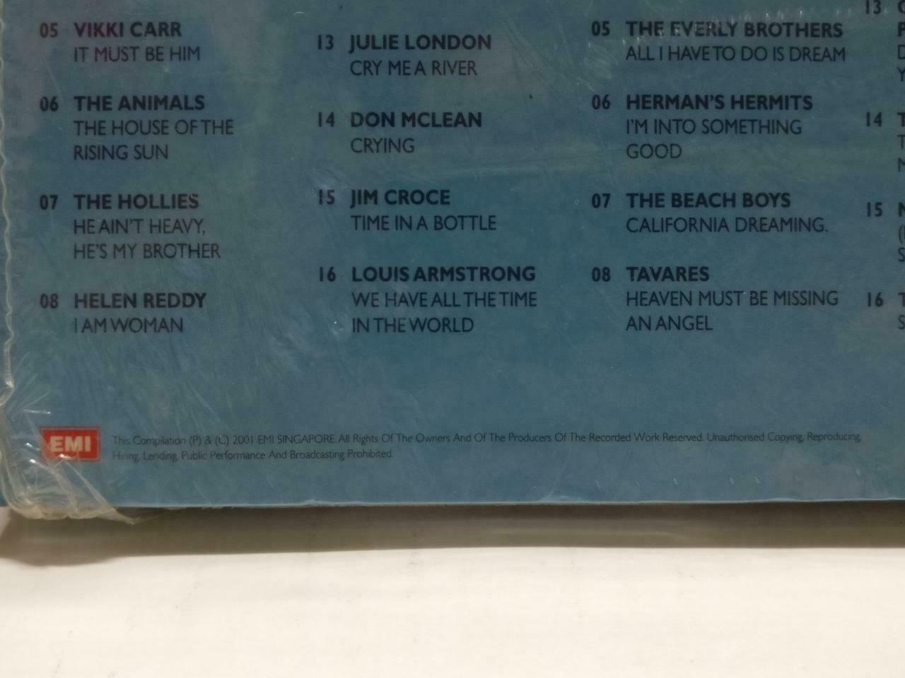 Sealed Various Artists Nat King Cole The Hollies Platters Singapore 2x CD CD912