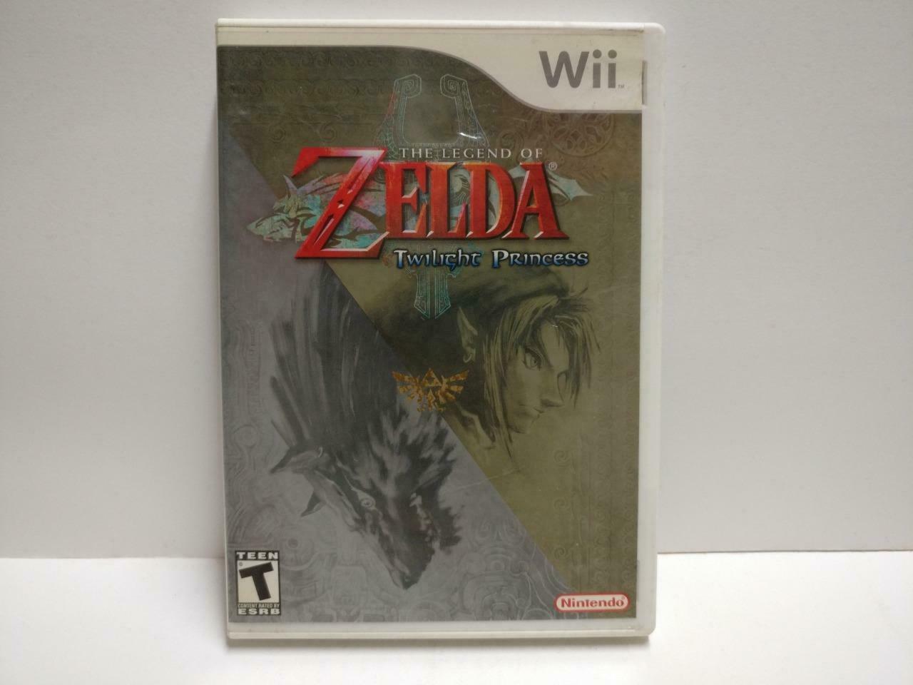 Nintendo Wii Game The Legend Of Zelda Twilight Princess 2006 USA Disc (GA393)