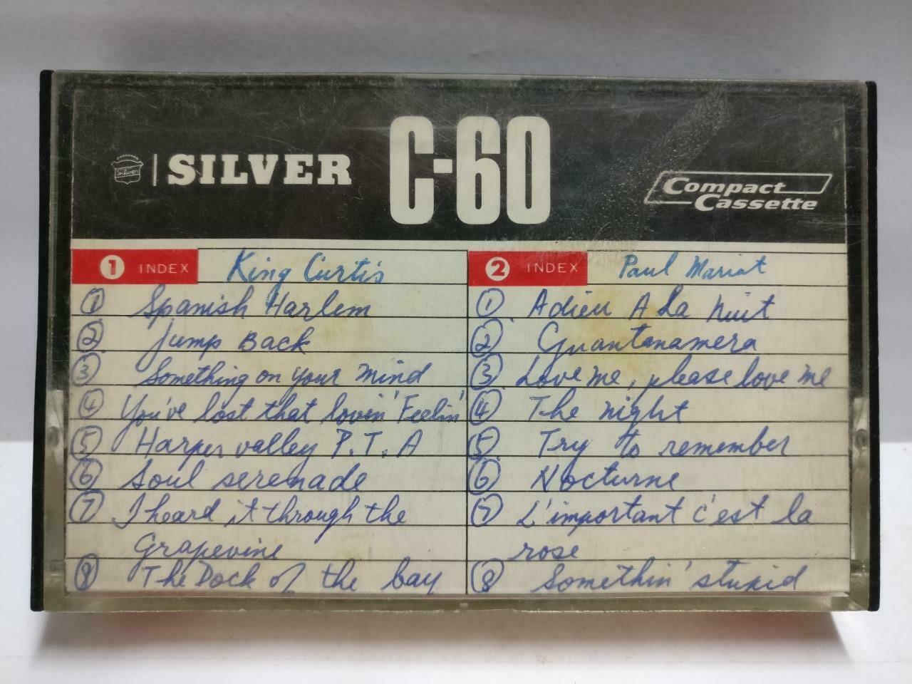 Used Blank Tapes Rare Silver C60 60 Mins Japan Low Noise Cassette CT772