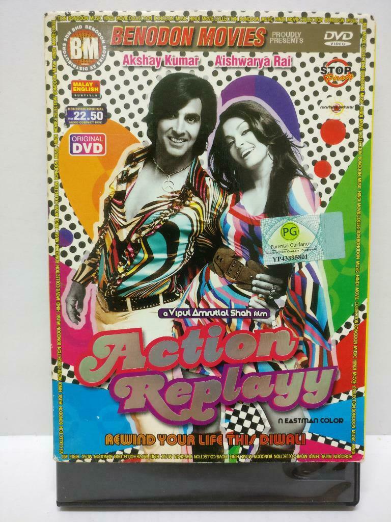 Bollywood Movie Action Replayy Akshay Kumar Malaysia DVD Engltsh Sub (DVD112)