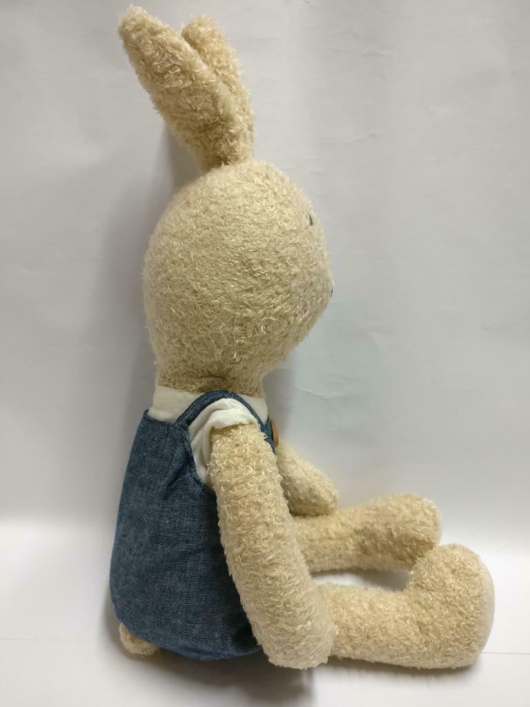 Japan Le Sucre Bunny Blue Jumper Cute Rabbit 16" Plush Soft Toy F/S (PTY077)