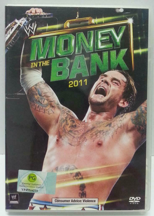 WWE WWF CM Punk Wrestling Money In The Bank 2011 Singapore Only DVD (A728)