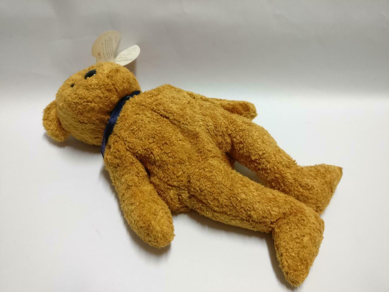 Vintage Ty Beanie Baby Brown Fuzz Bear 8" 1998 KR Plush Soft Toy F/S (PTY116)