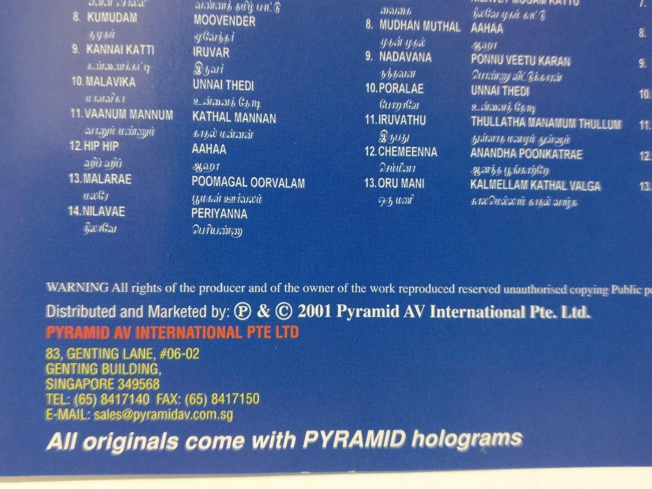 India Bollywood 40 Greatest Hits Of Hariharan Singapore 3x VCD Video CD CD760