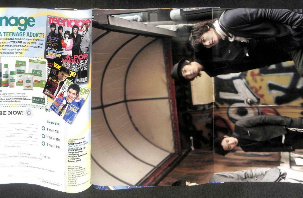 Singapore Teenage Magazine 2009 S.H.E 任家萱 田馥甄 陳嘉樺 F.T.Island Poster F/S M127 E
