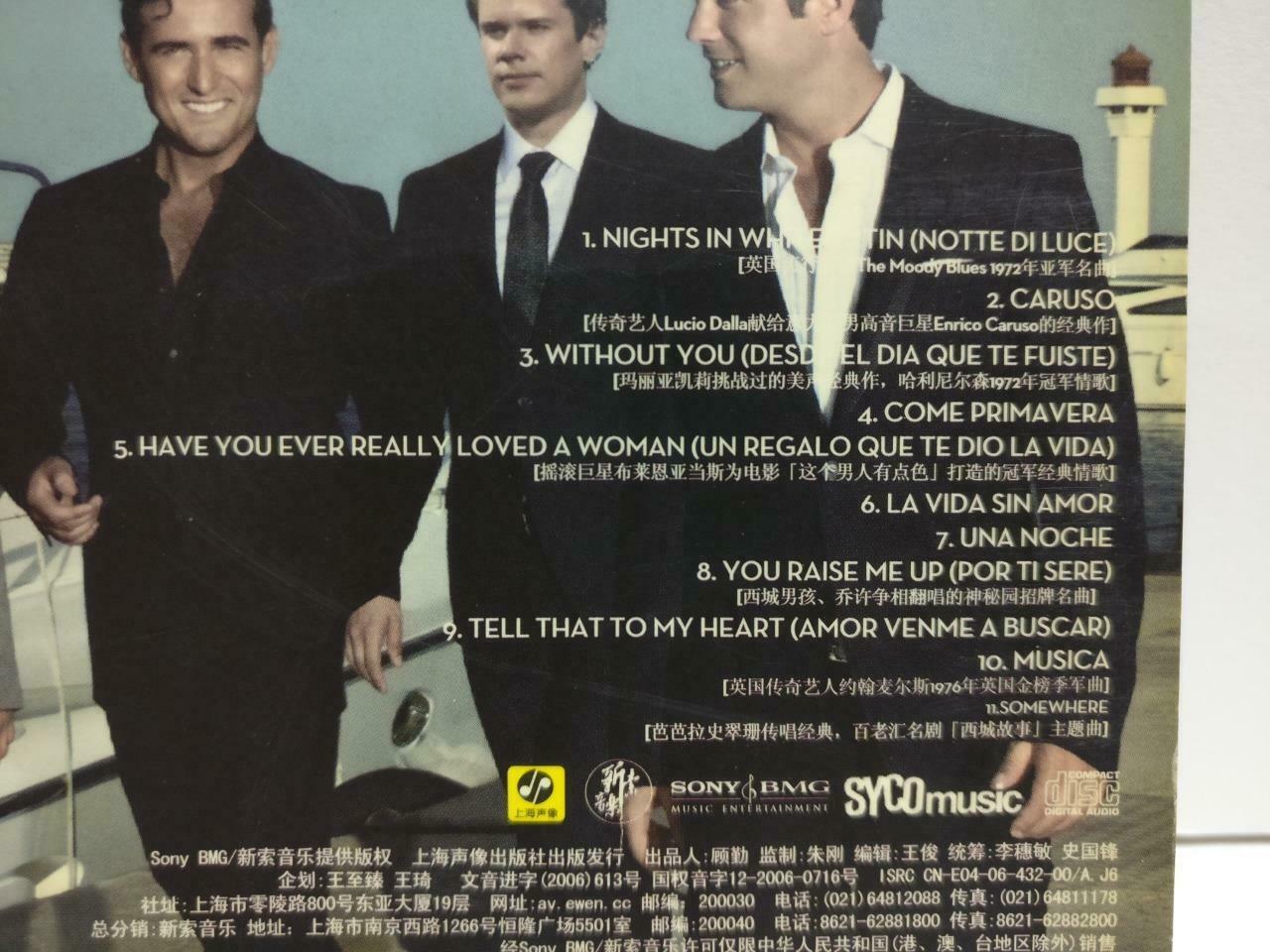Il Divo Siempre 2006 China CD with Shanghai 2007 Promo Concert Card CD1139 D