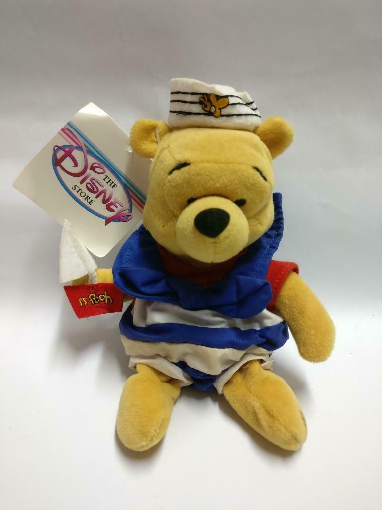 Winnie The Pooh Mini Beanbag Sailor Disney Souvenir Plush Soft Toy F/S (PTY122)