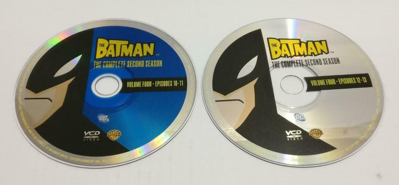 Cartoon Animated Batman Complete 2nd Season Singapore Video CD 2x VCD OOP CDS344