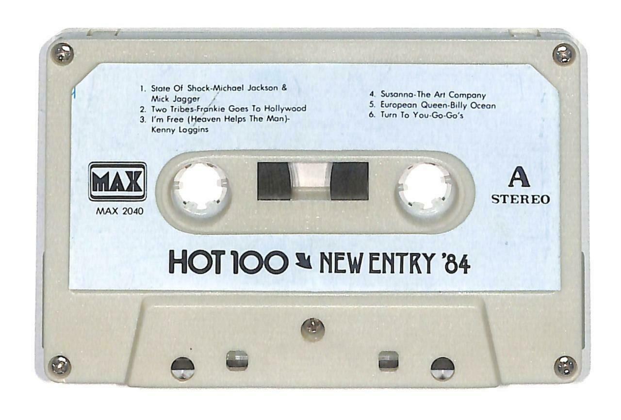 Rare MJ Michael Jackson & Mick Jagger Prince Singapore English Cassette CT915