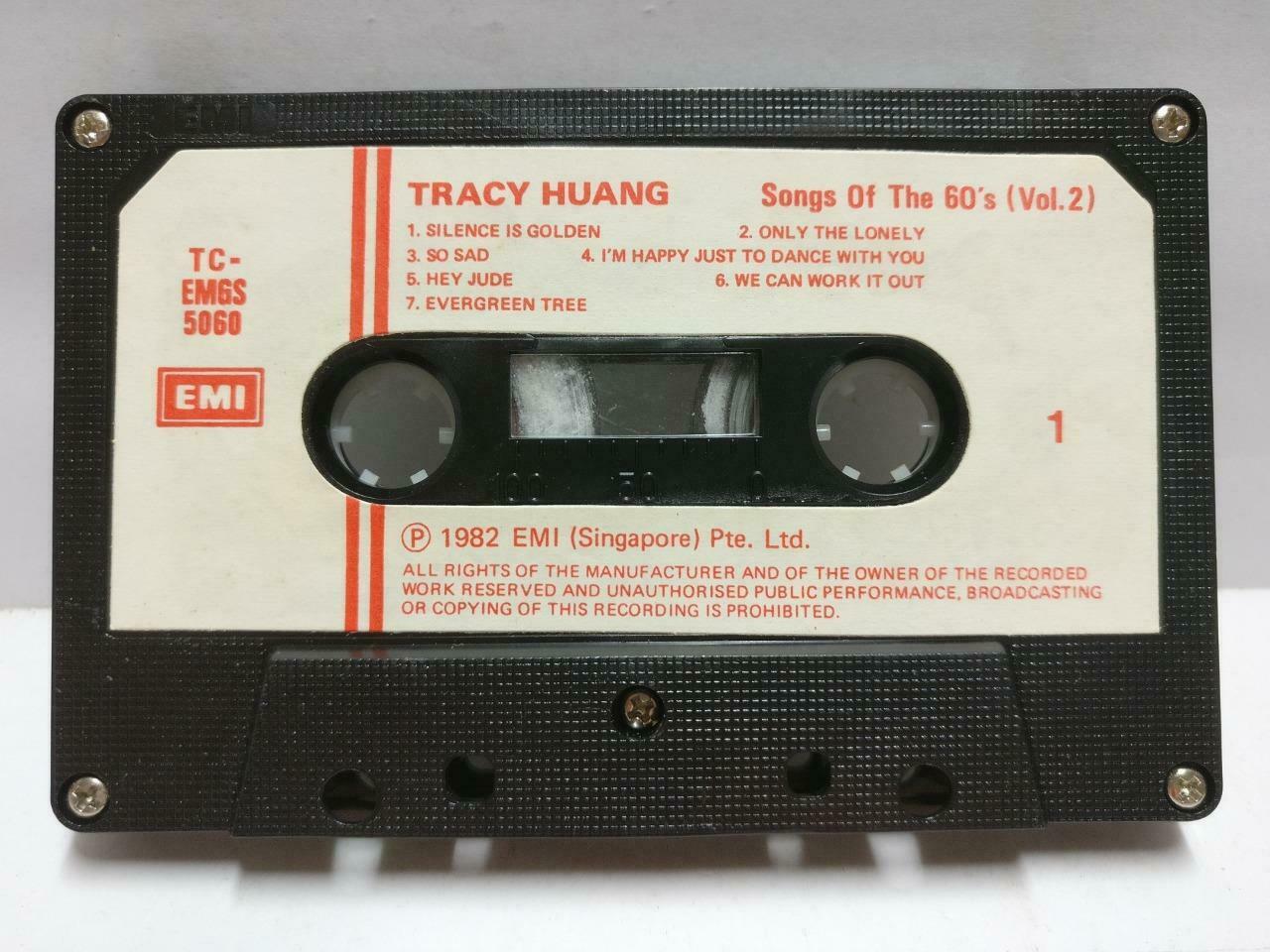 Taiwan Tracy Huang 黄露仪 磁带 卡带 1982 Singapore EMI English Cassette CT582